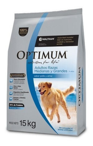 Optimum Perro Adulto Raza Mediana Grande 15 Kg