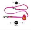 Correa Kong P/ Perro Reflectivo Nylon Ajustable Medium 2 Mts - Imagen 8