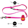 Correa Ajustable Kong Nylon Medium - Perros Y Gatos Color Fucsia - Imagen 2