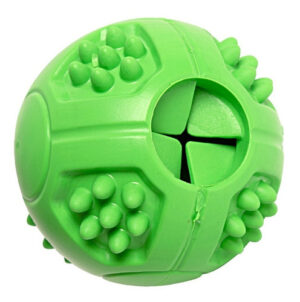 Juguete Pelota Dosificadora De Comida- Rellenable - Rascals Color Verde