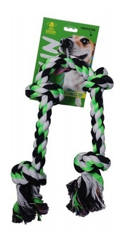 Juguete Perro Soga De Tela Con 4 Nudos 56 Cm