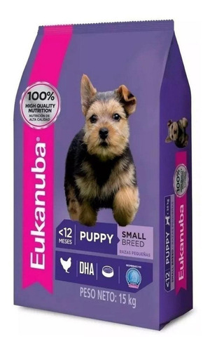 Eukanuba Para Perro Cachorro De Raza Pequeña Sabor Mix x15 kg