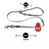 Correa Kong P/ Perro Reflectivo Nylon Ajustable Medium 2 Mts - Imagen 2