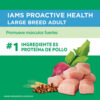 Iams Alimento Seco Perro Adulto Raza Grande Pollo 15 kg - Imagen 3
