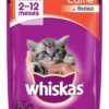 Whiskas Pouch Gatitos Carne En Salsa 85 Grs. X 12 Unidades - Imagen 2
