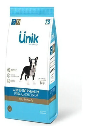 Unik Perro Cachorro Raza Pequeña X 7.5 Kg+Power Pipeta Antipulgas De Regalo!!