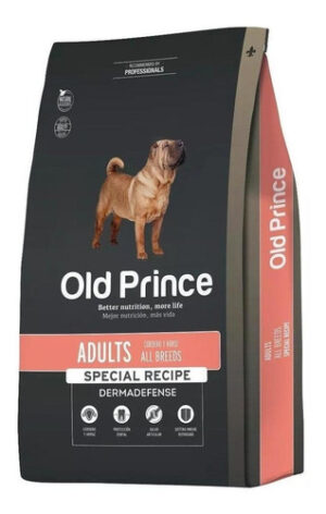 Alimento Old Prince Special Recipe Dermadefense Para Perro Adulto Todos Los Tamaños Sabor Cordero Y Arroz En Bolsa De 7.5 kg
