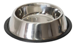 Comedero Bebedero P/perros Acero Inoxidable N°5 25 Cm Diamet
