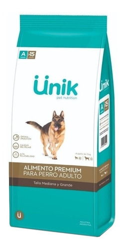 Unik Perro Adulto De Raza Mediana Y Grande x 3 kg