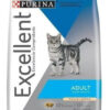Alimento Excellent Adult  Para Gato Adulto Sabor Pollo Y Arroz En Bolsa De 1 kg