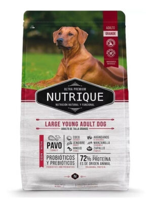 Nutrique Large Young Adult Dog Para Perro Adulto De Raza Grande En Bolsa De 15 kg