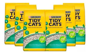 Piedritas Sanitarias Purina Tidy Cats Pack 3.6 Kg X 6u X 21kg De Peso Neto