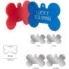 Chapita Mascota Hueso Aluminio Grabada Xlarge ! Envío Hoy!! - Imagen 9