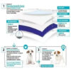 Paño Pañal Adiestramiento Puppy Pads P/perros 7 Unidades - Imagen 2
