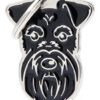 Chapita Id Mascotas My Family Grabada Schnauzer!!