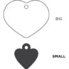 Chapita P/perro Corazón Aluminio Grabada Small ! Envío Hoy ! - Imagen 10