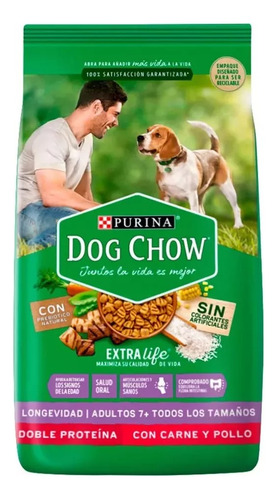 Dog Chow Perro Adulto Longevidad X 8 Kg.