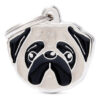 Chapita Id Mascotas My Family Grabada Pug!!