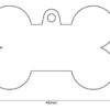 Chapita Mascota Hueso Aluminio Grabada Xlarge ! Envío Hoy!! - Imagen 5