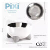 Catit Pixi Comedero Elevado De Acero Inoxidable Gatos - Imagen 2