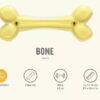 Juguete Mordillo Perro Zeus Bone Duo Con Sabor Coco 18 Cm - Imagen 3