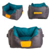 Moisés Perros Y Gatos Gigwi Rectangular Medium Color Gris/celeste - Imagen 6