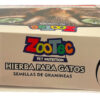 Bandeja Hierba Zootec P/gatos Semillas De Gramíneas Color Blanco - Imagen 2