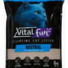 Arena Para Gatos Vitalfun Premium Aglomerante Neutra X 6 Kg