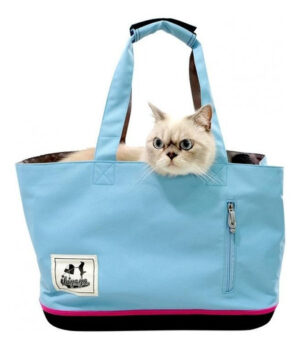 Bolso Transportador Perros Ibiyaya Color Play Sky Blue