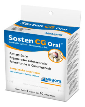 Sosten Cg Oral Condroprotector Perros/gatos X 80 Comprimidos