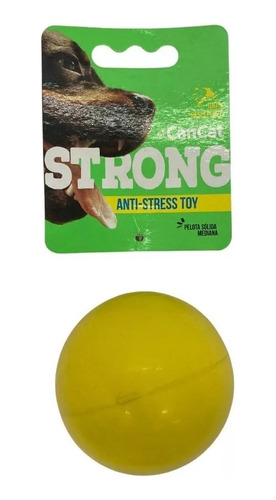 Pelota Cancat Para Perro Reforzada Sólida/maciza Mediana