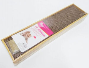 Rascador Gatos De Cartón Prensado C/hierba Gatera