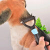 Peine Cardina Saca Nudos Perros/gatos Gigwi 11 Dientes Dual - Imagen 6