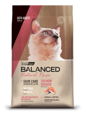 Vital can Balanced Natural Recipe Gato Adulto Salmon Rosado X 15 Kg