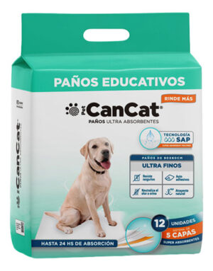 Paño P/piso Cancat Premium 60 Cm X 90 Cm X 12 Unidades