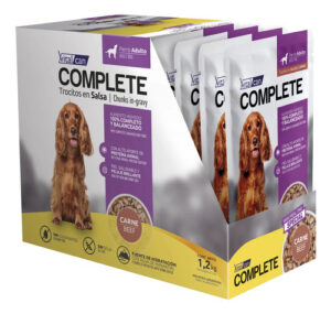 Vitalcan Pouch Complete Perro Adulto Sabor Carne 100g X 12u