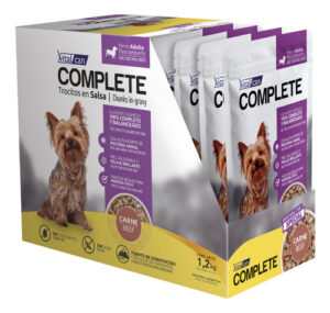 Vitalcan Pouch Complete Perro Adult Pequeño Carne 100g X 12u